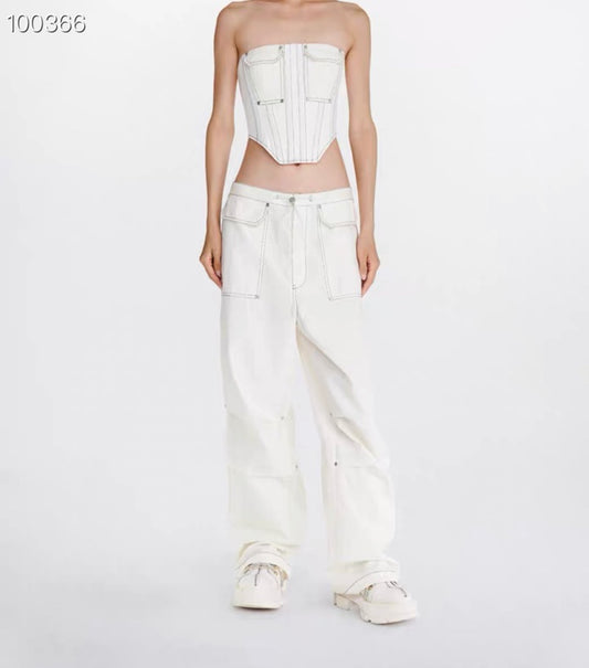 Dion Lee White Pants