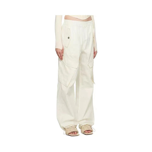 Dionlee White Straight Long Pants