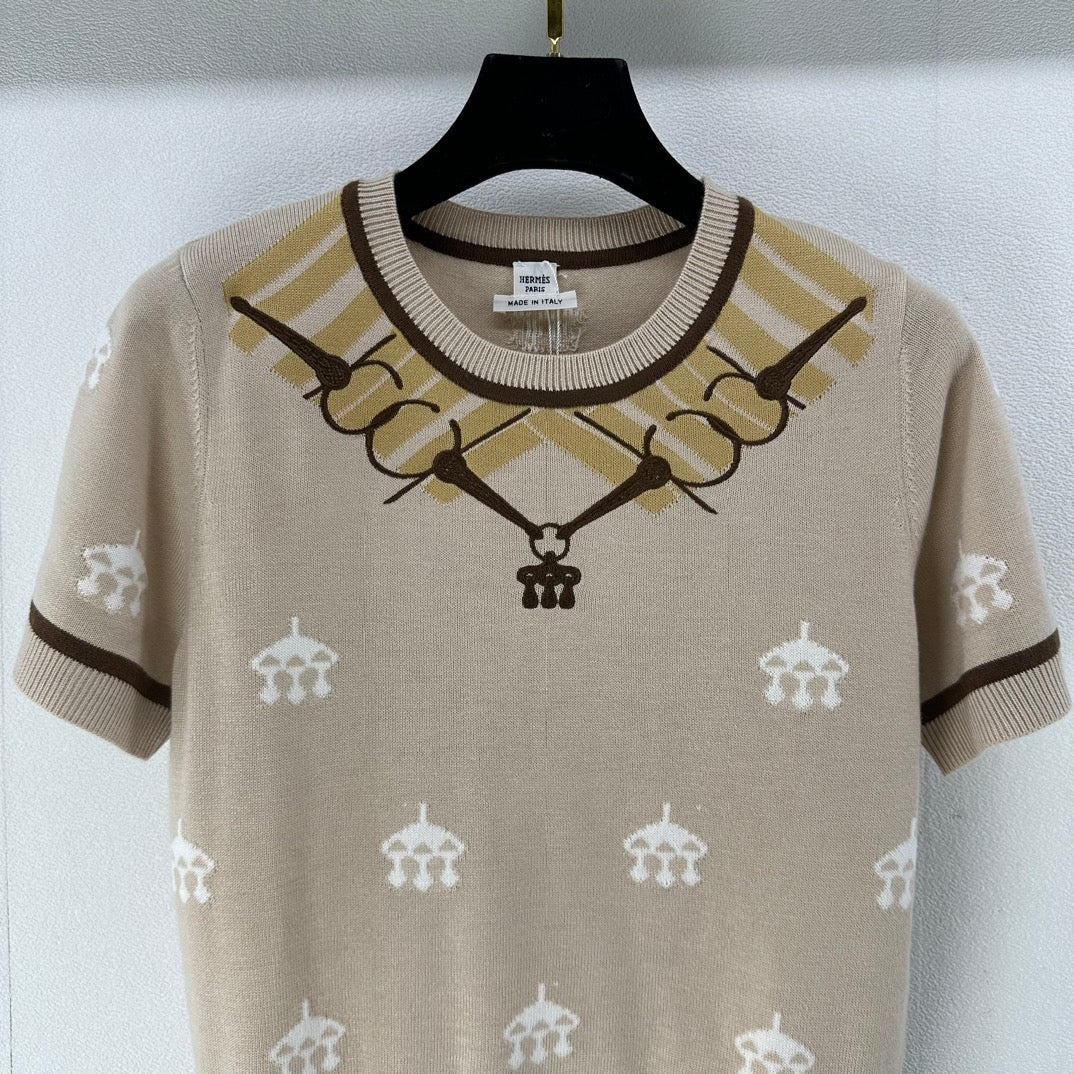 Hermes Sweaters Short Sleeved For Women #1228530