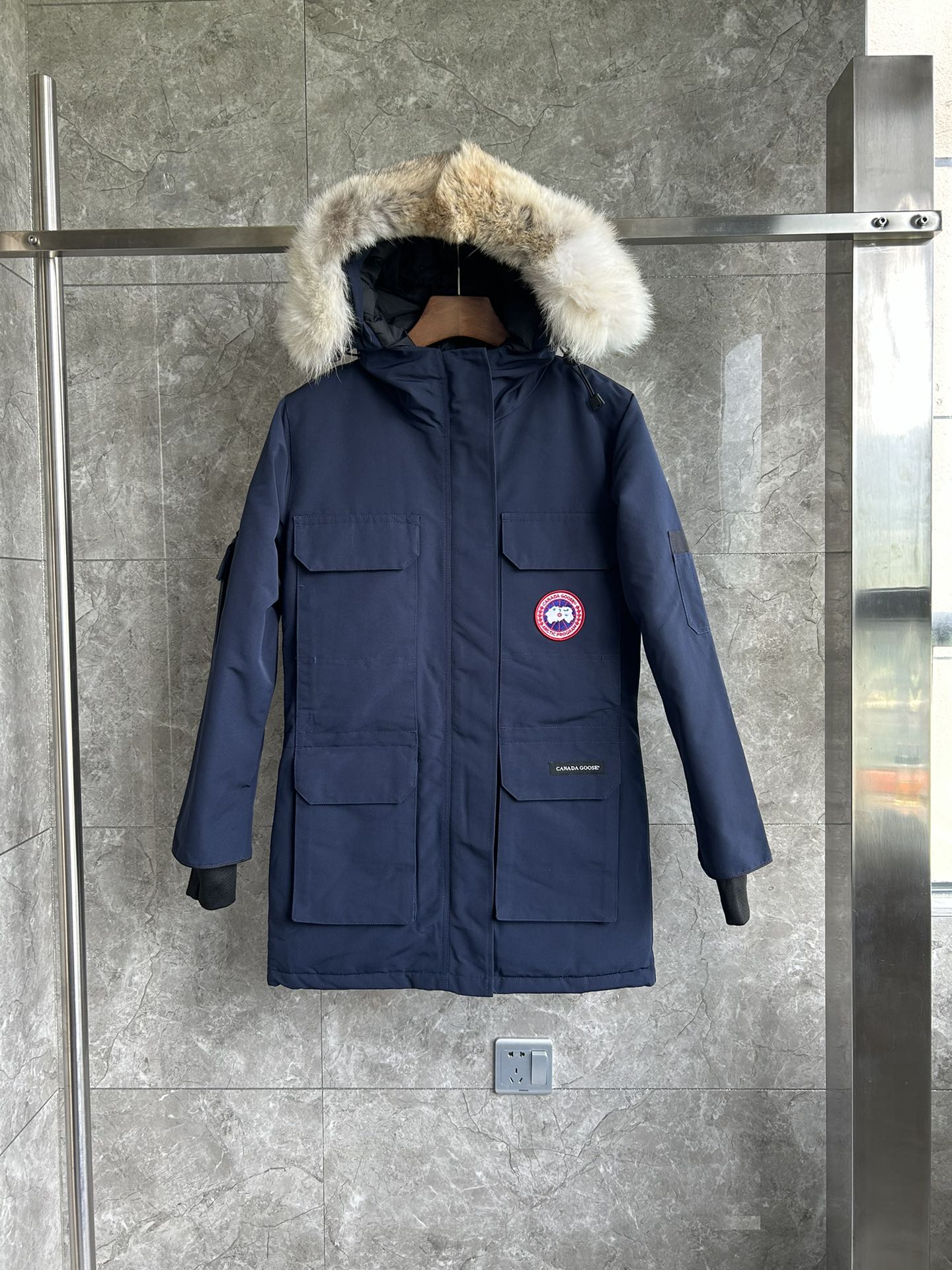 Canada Goose Down Feather Coat Long Sleeved For Women #1242254