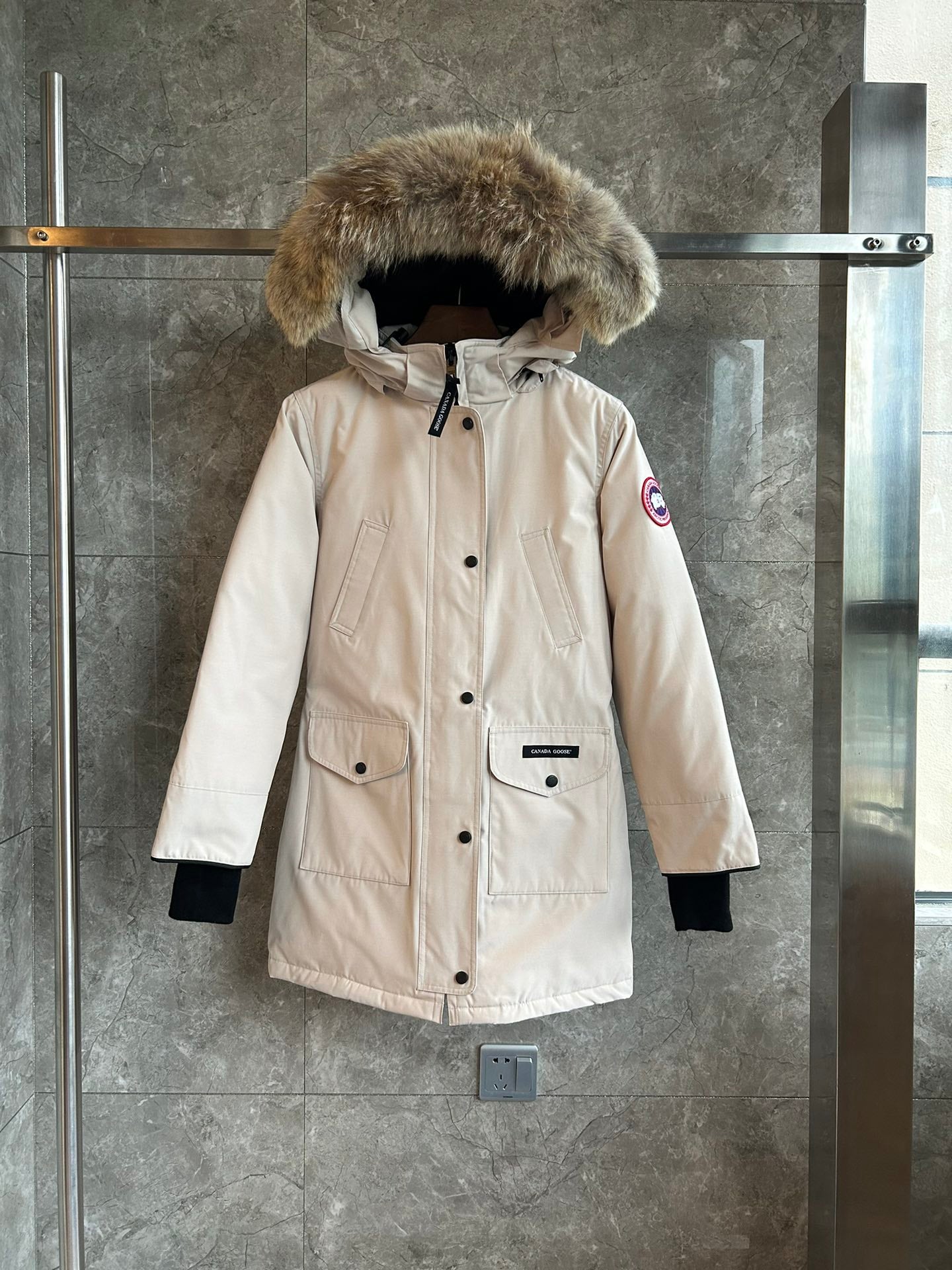 Canada Goose Down Feather Coat Long Sleeved For Women #1242275