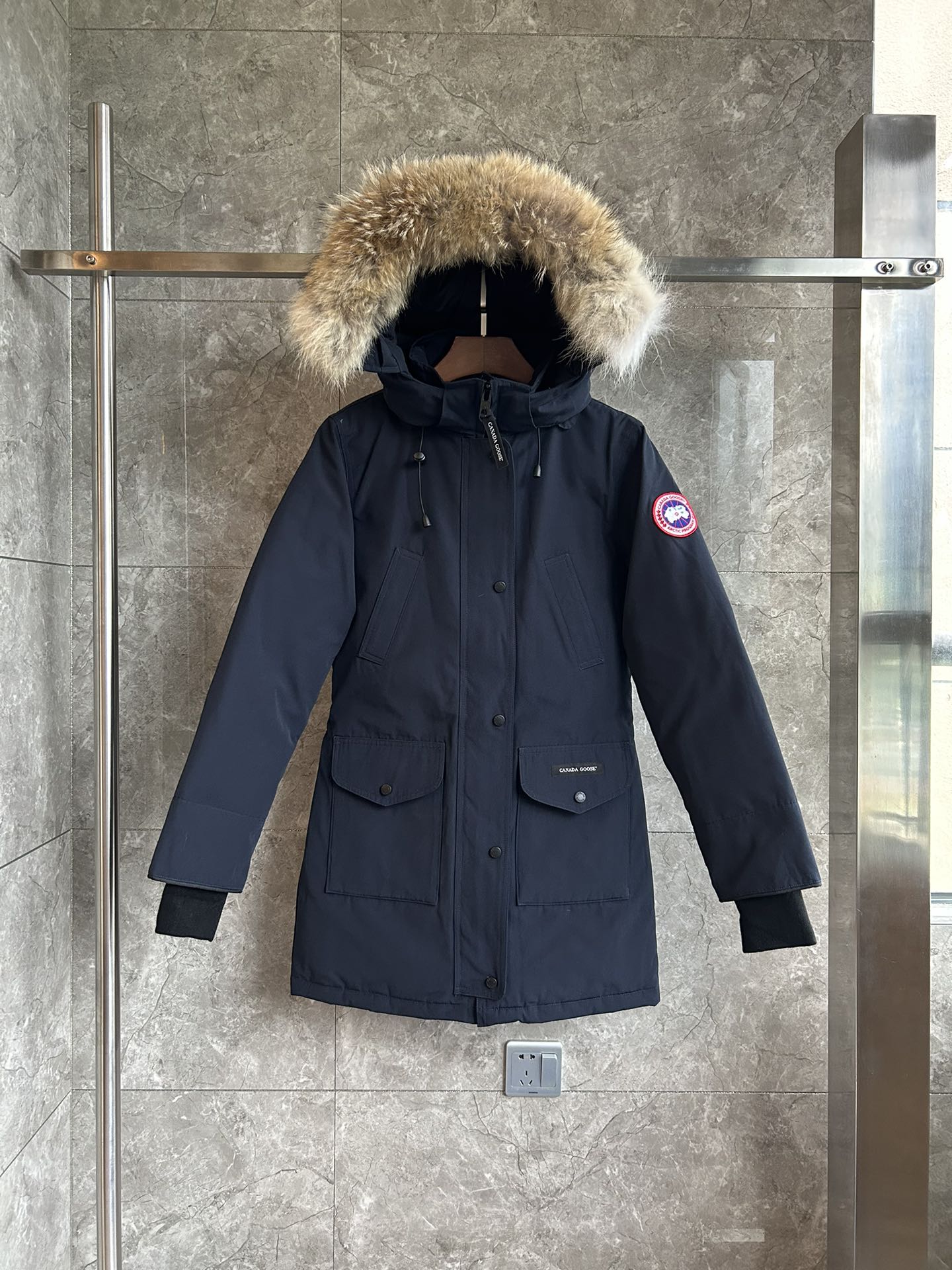 Canada Goose Down Feather Coat Long Sleeved For Women #1242277