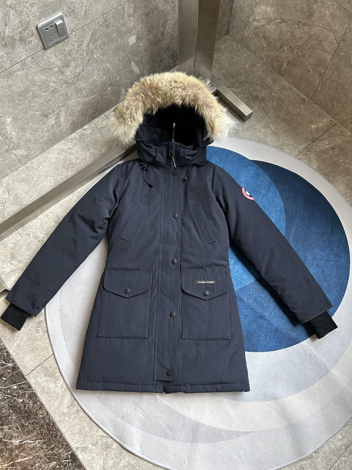 Canada Goose Down Feather Coat Long Sleeved For Women #1242277