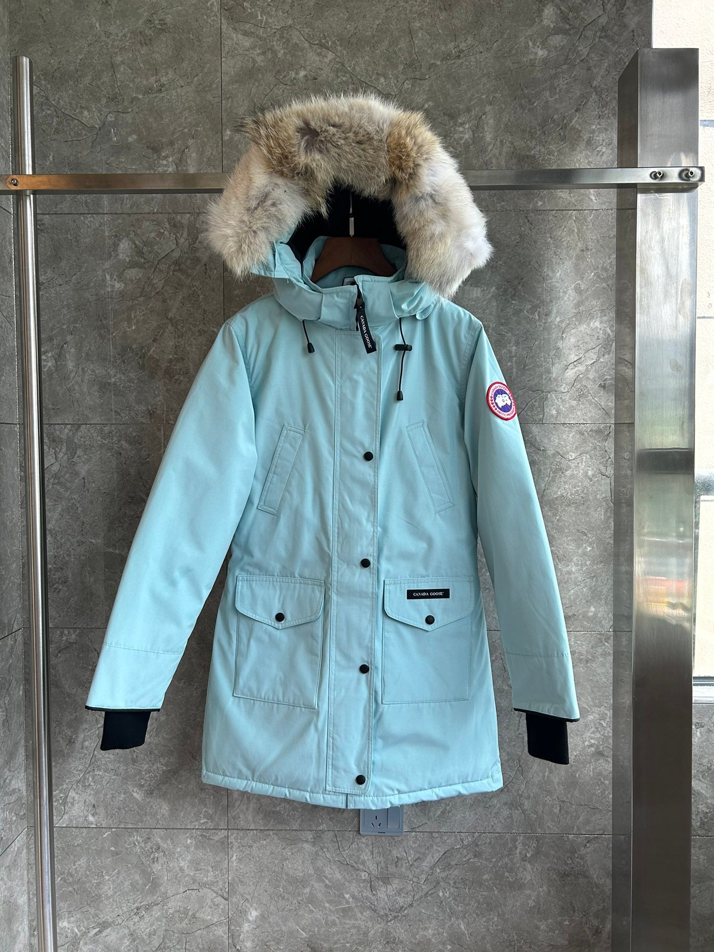 Canada Goose Down Feather Coat Long Sleeved For Women #1242278