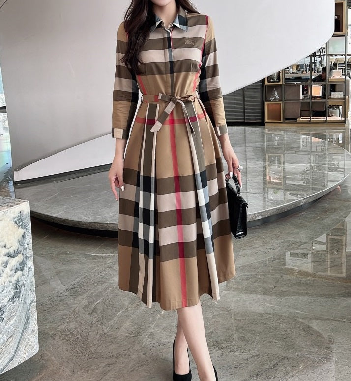 Burberry Dresses Long Sleeved For Women #1242722