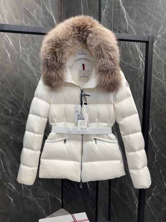 Moncler Down Feather Coat Long Sleeved For Women #1251264