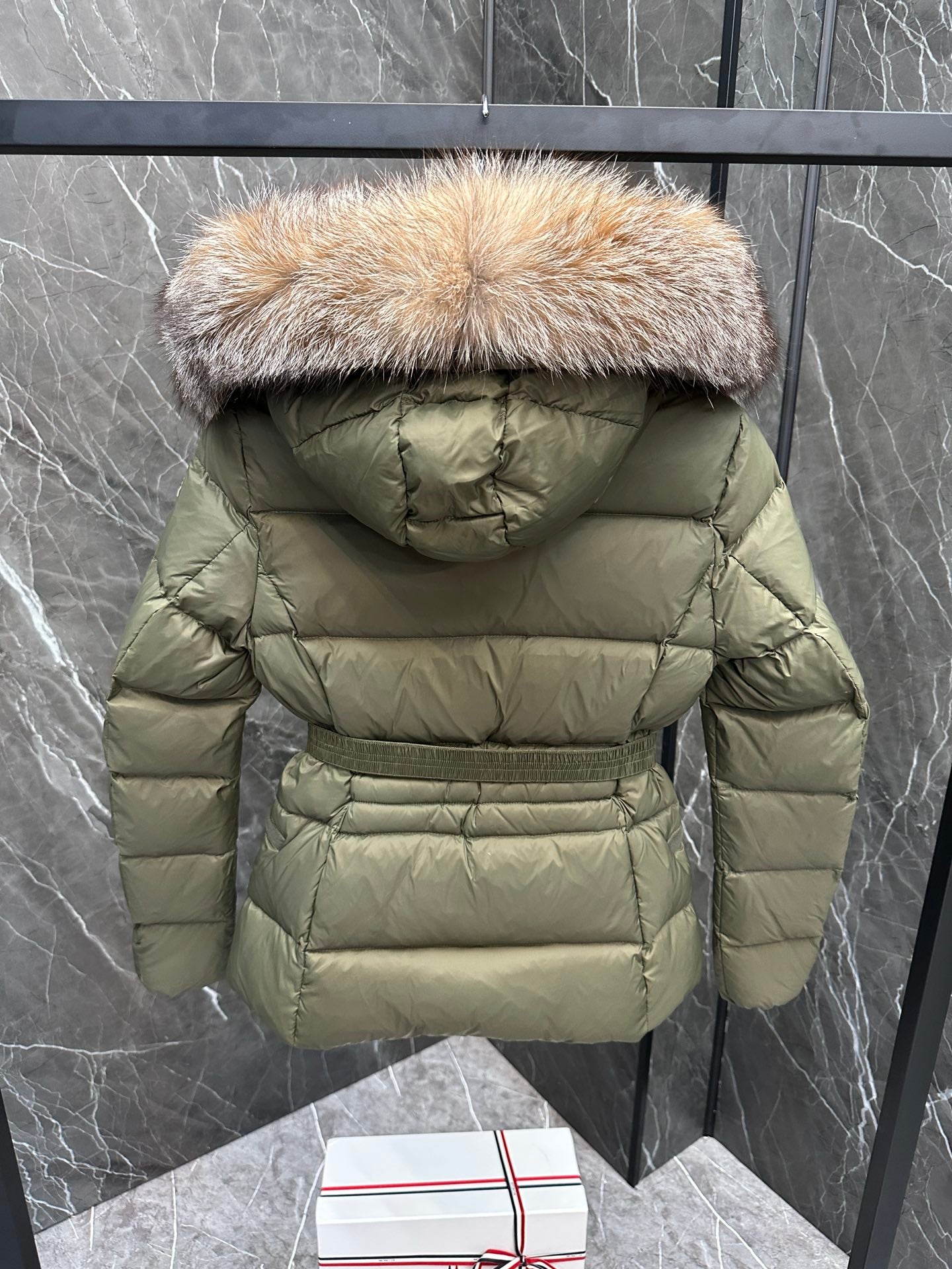 Moncler Down Feather Coat Long Sleeved For Women #1251268