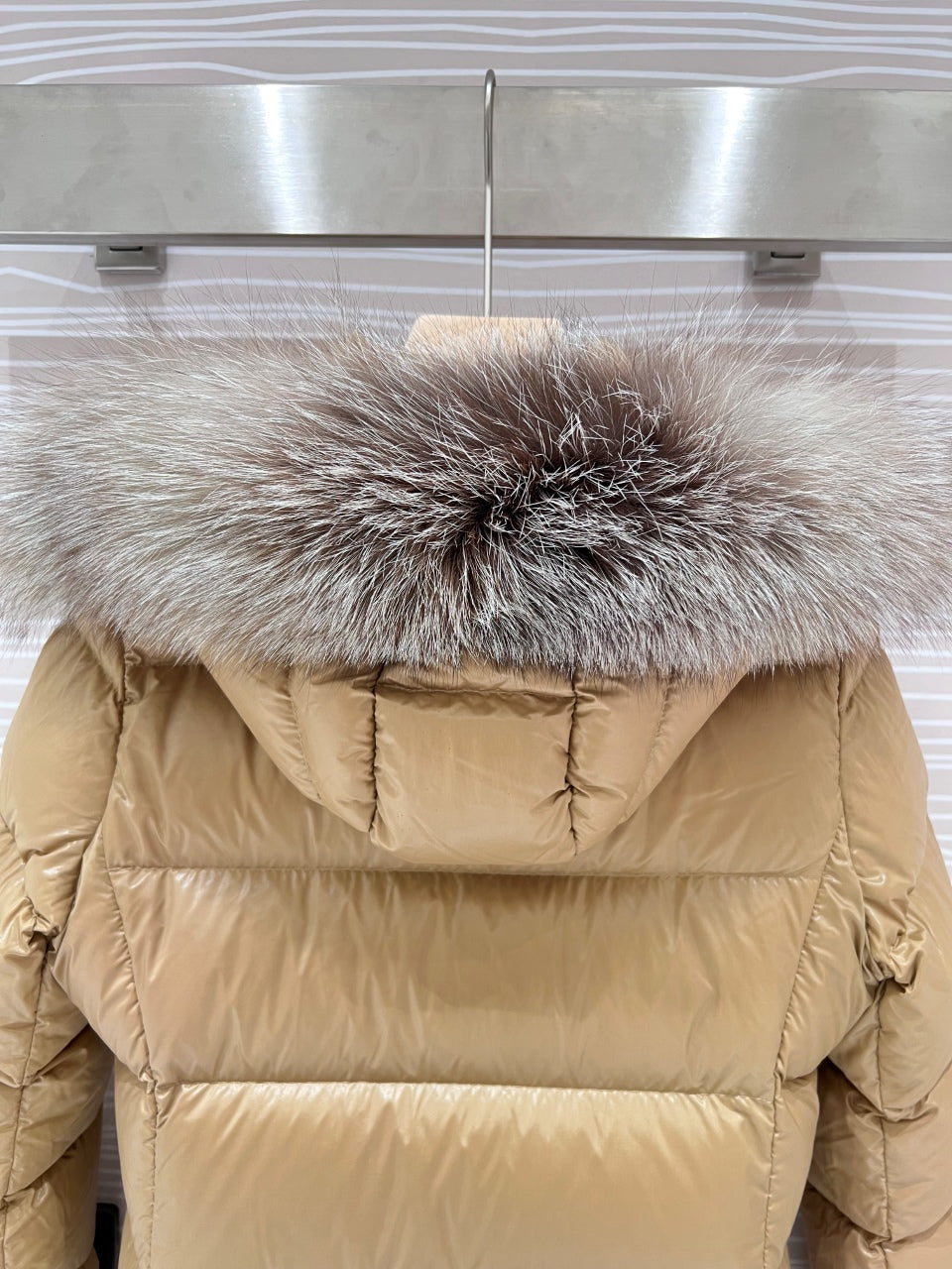 Moncler Down Feather Coat Long Sleeved For Women #1251270