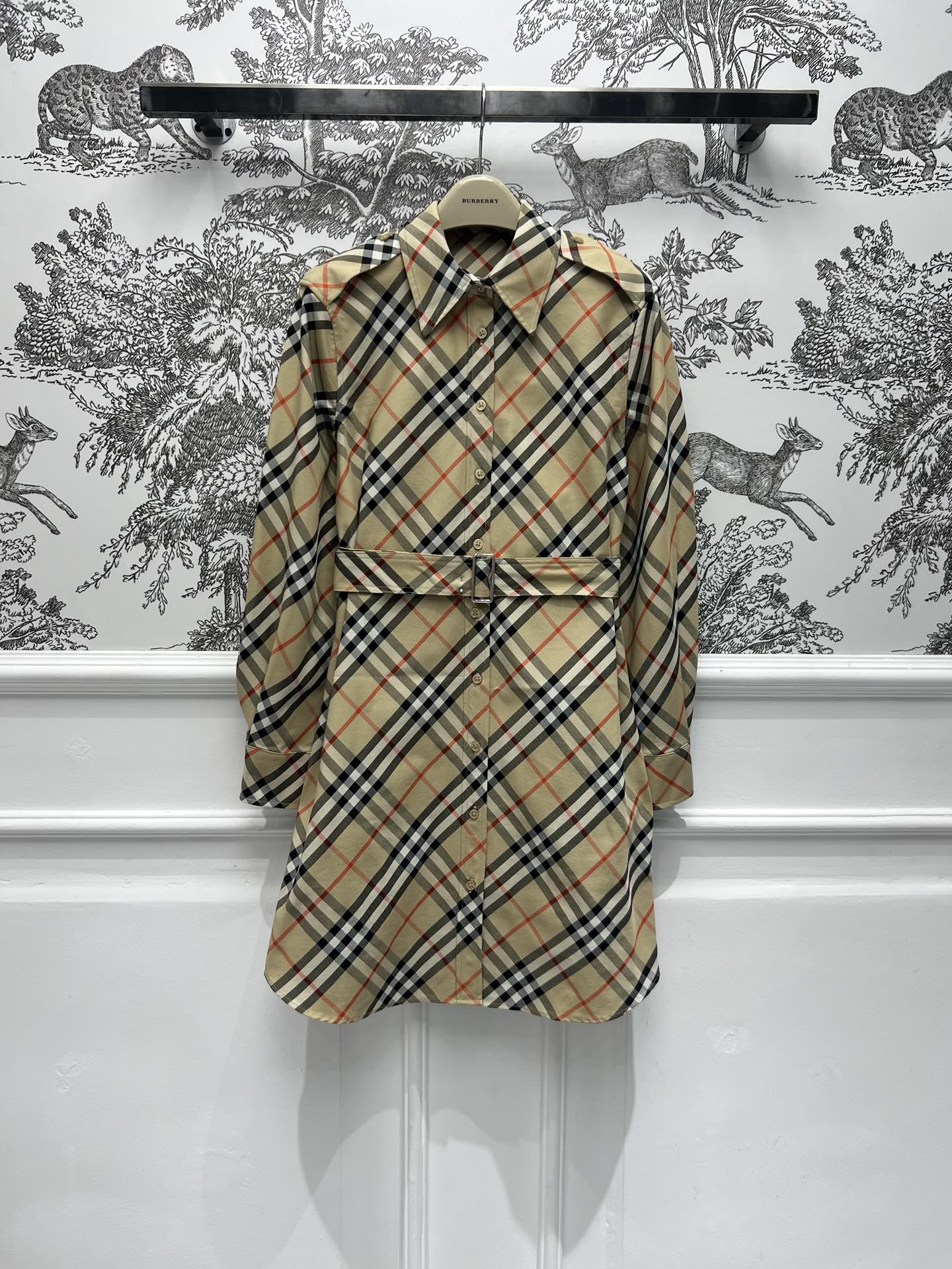 Burberry Dresses Long Sleeved For Women #1251817