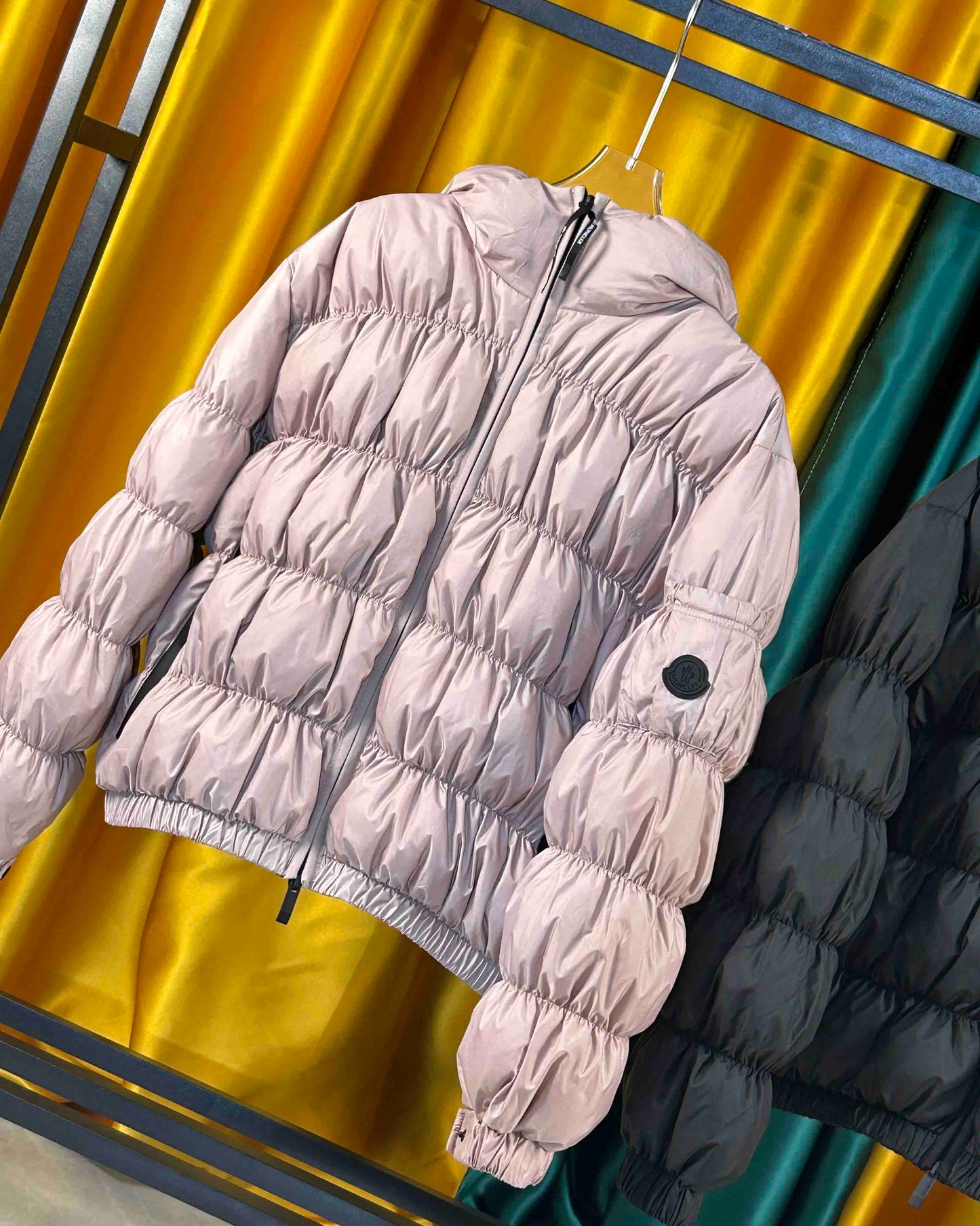 Moncler Down Feather Coat Long Sleeved For Women #1256991