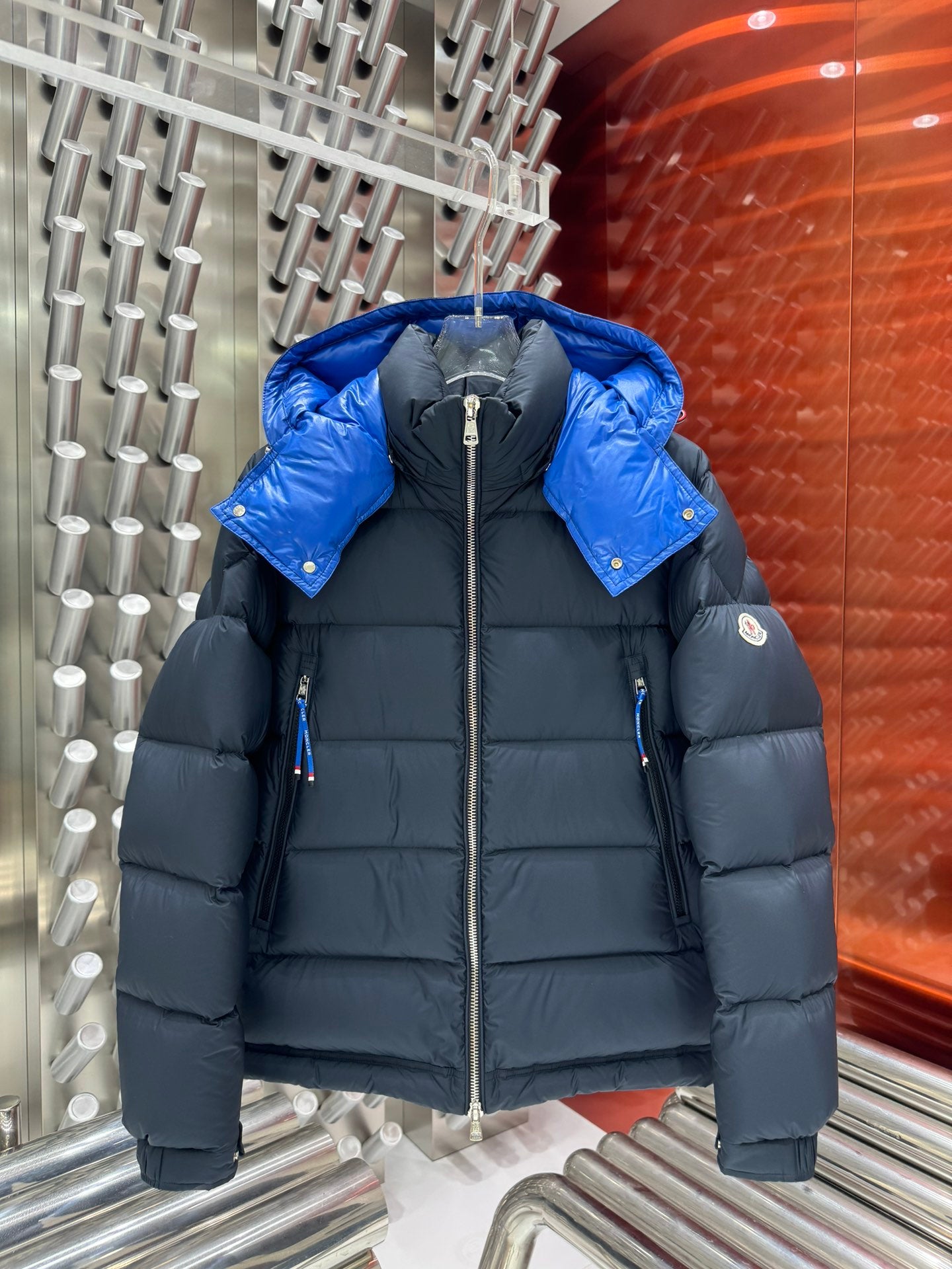 Moncler Down Feather Coat Long Sleeved For Men #1260006