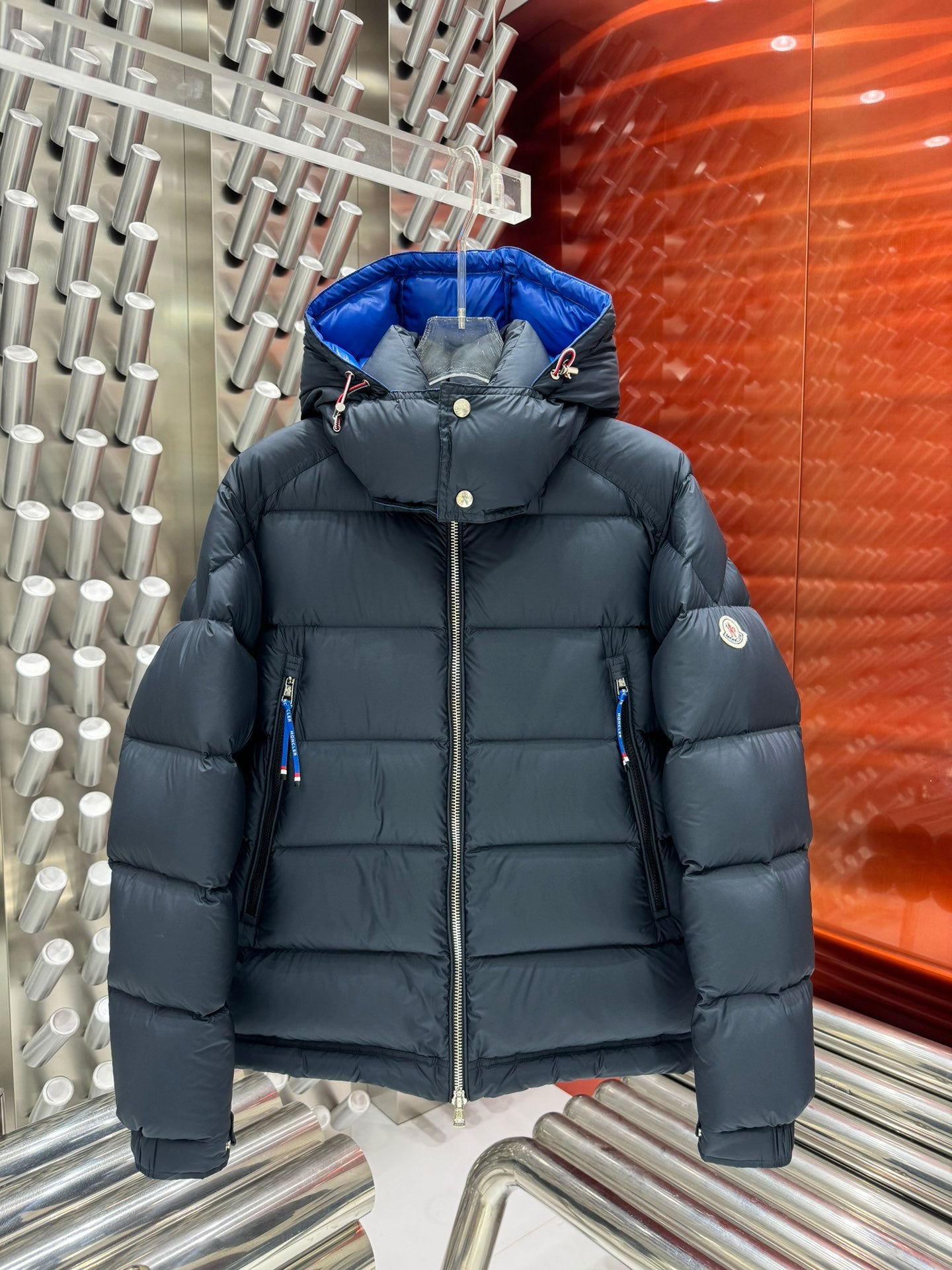 Moncler Down Feather Coat Long Sleeved For Men #1260006