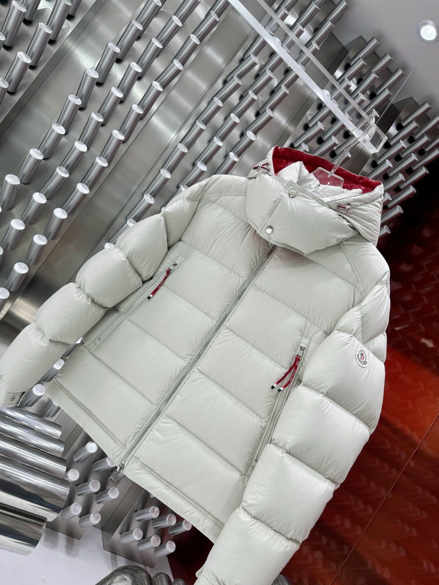 Moncler Down Feather Coat Long Sleeved For Men #1260013