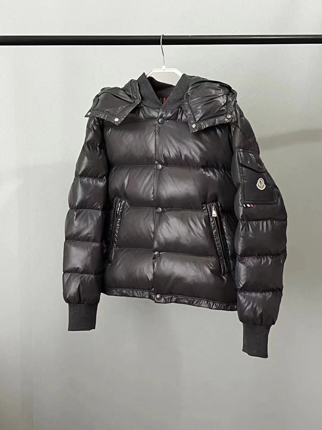 Moncler Down Feather Coat Long Sleeved For Men #1260959