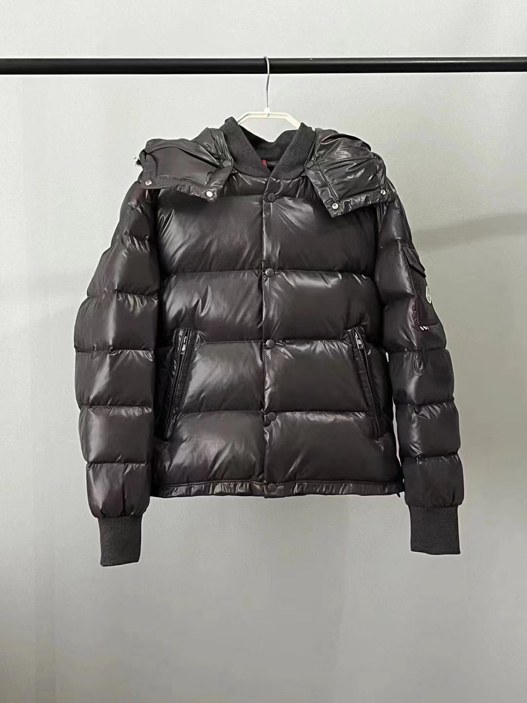 Moncler Down Feather Coat Long Sleeved For Men #1260959