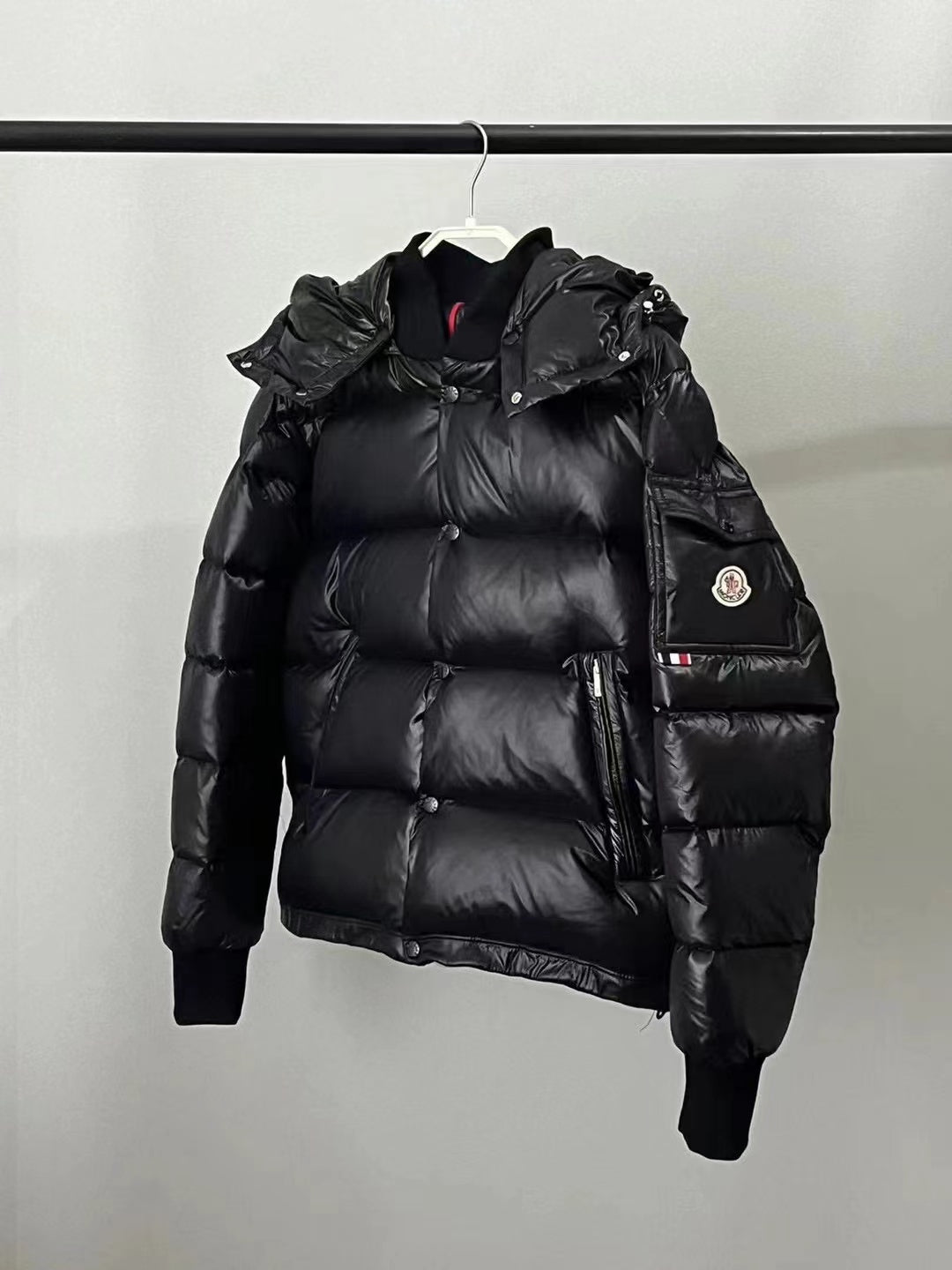 Moncler Down Feather Coat Long Sleeved For Men #1260960