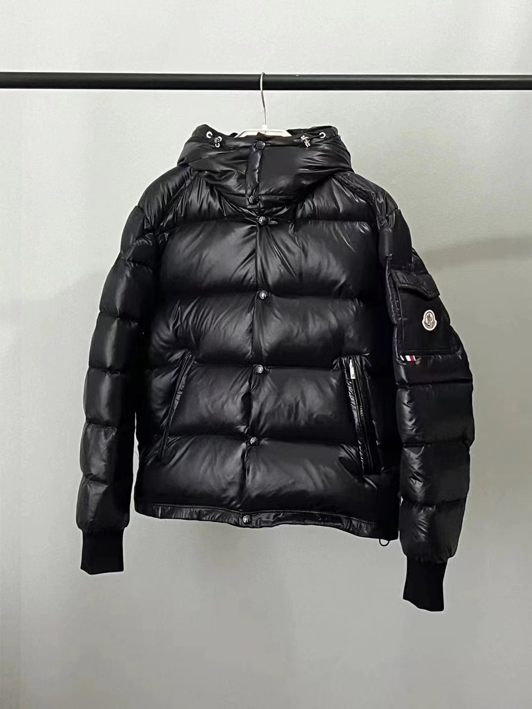 Moncler Down Feather Coat Long Sleeved For Men #1260960