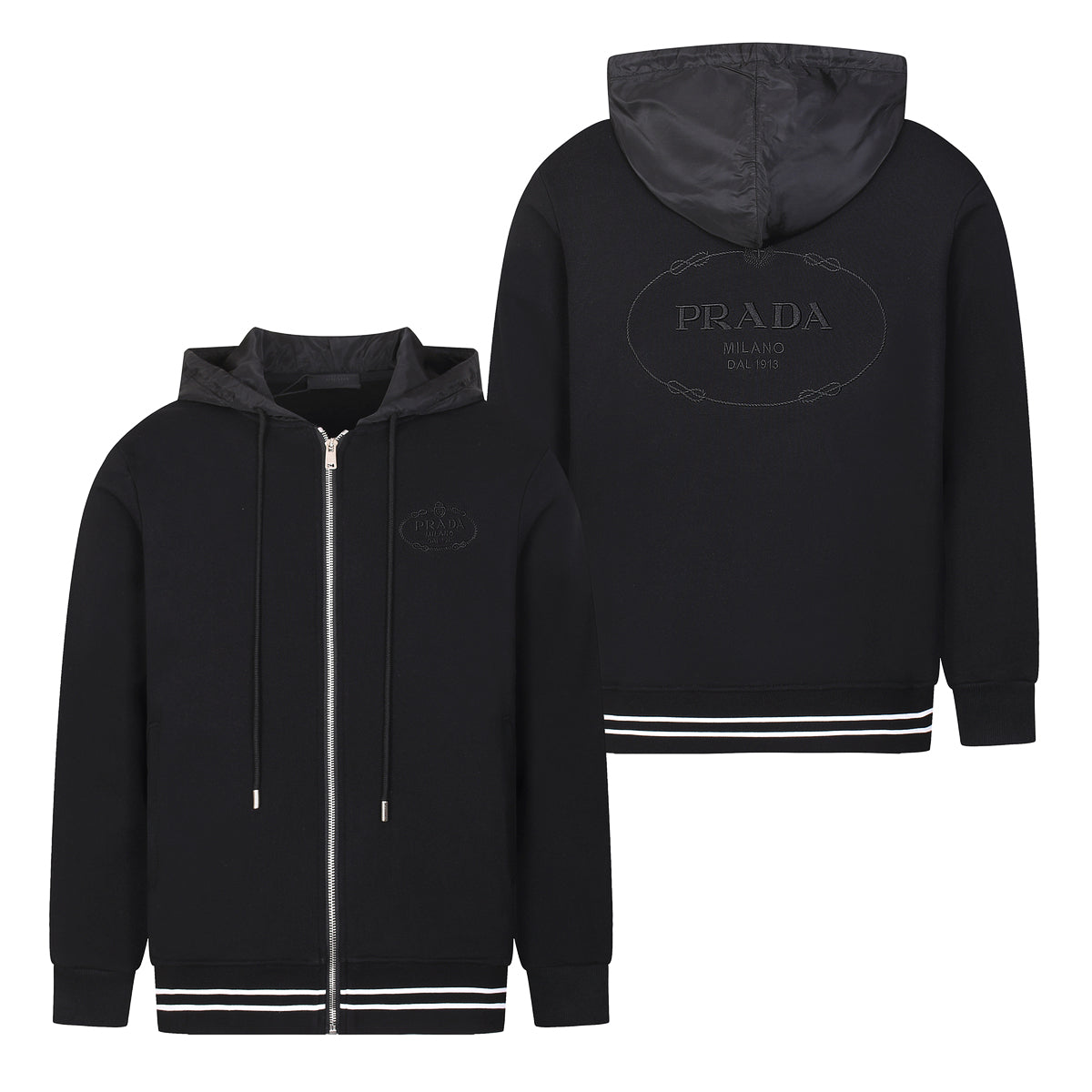 Prada Hoodies Long Sleeved For Men #1262254