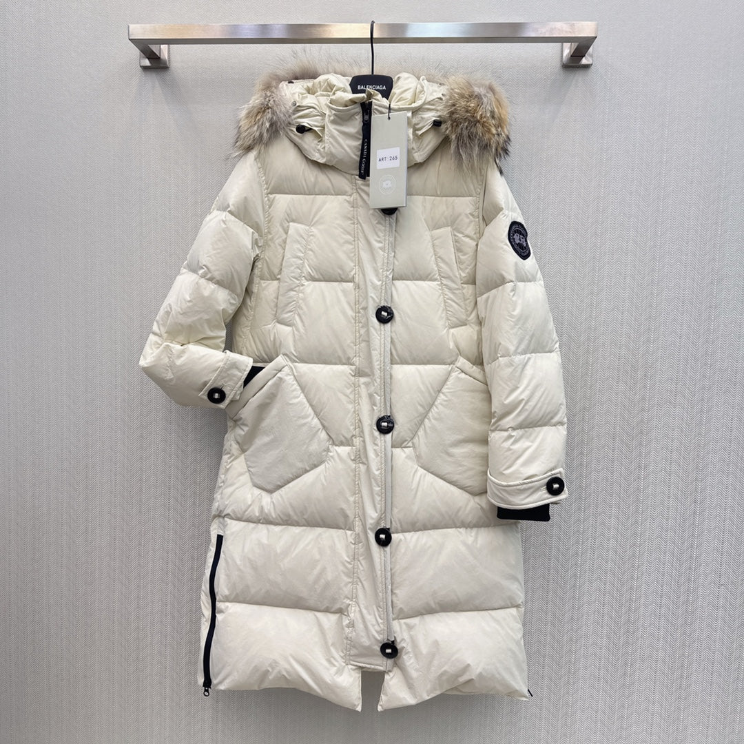 Canada Goose Down Feather Coat Long Sleeved For Women #1264261