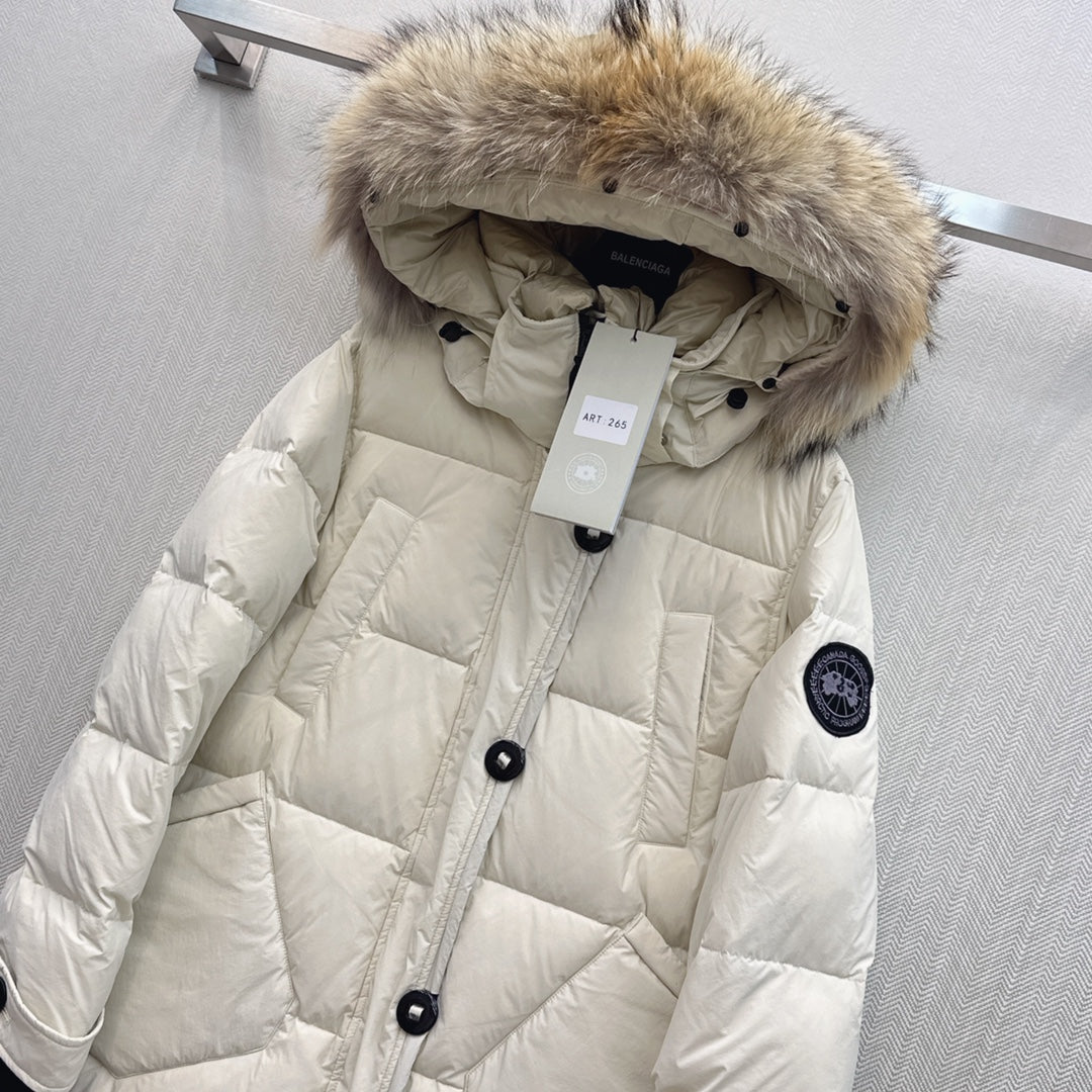 Canada Goose Down Feather Coat Long Sleeved For Women #1264261