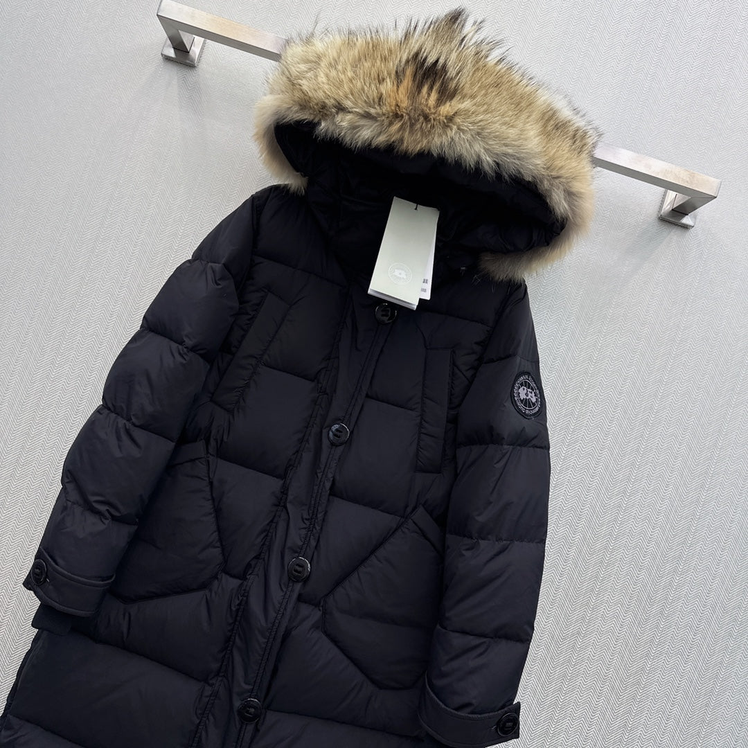 Canada Goose Down Feather Coat Long Sleeved For Women #1264263