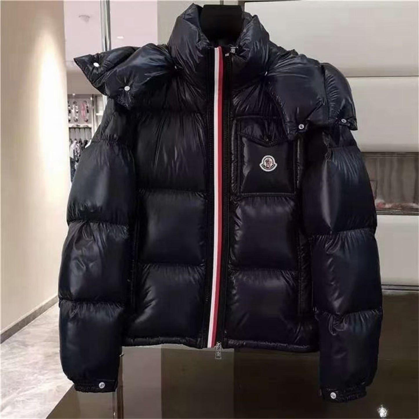 Moncler Down Feather Coat Long Sleeved For Men #1267572