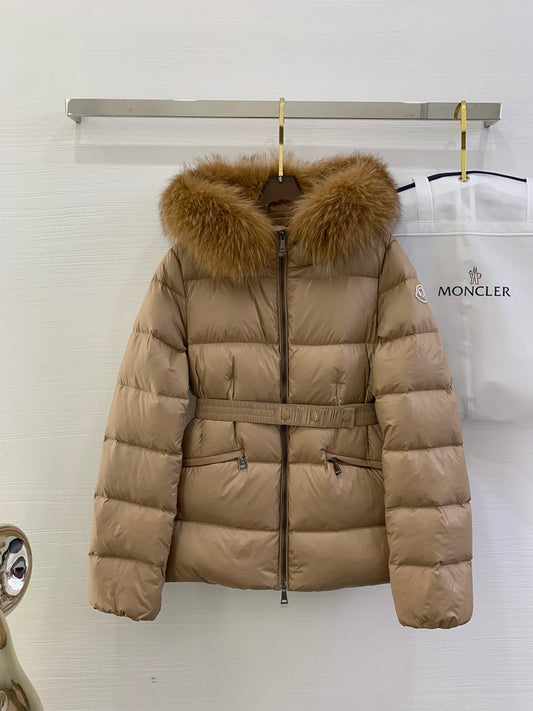 Moncler Down Feather Coat Long Sleeved For Women #1268134